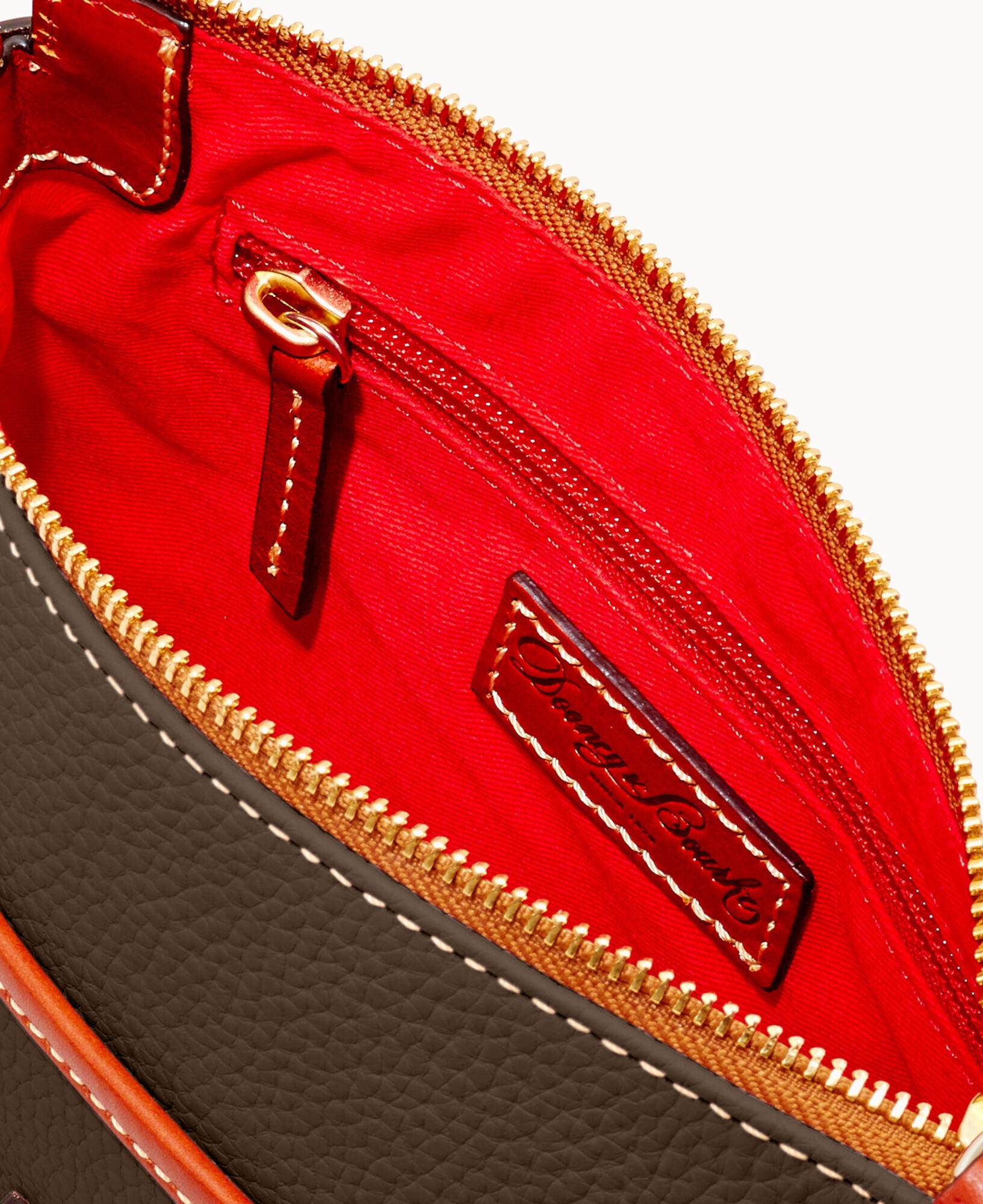 Pebble Grain Ginger Crossbody - Image 11