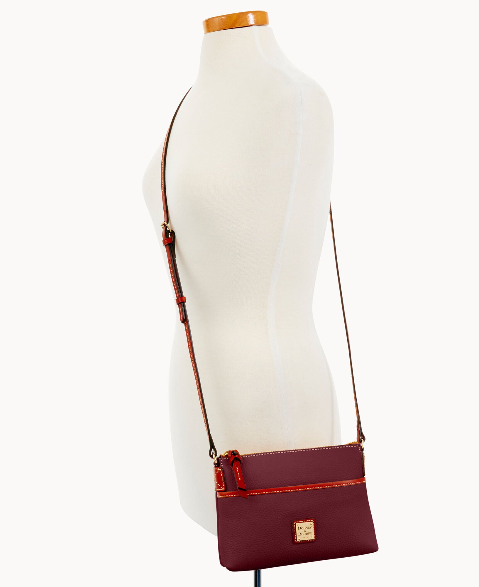 Pebble Grain Ginger Crossbody - Image 8