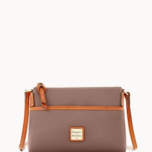 Pebble Grain Ginger Crossbody