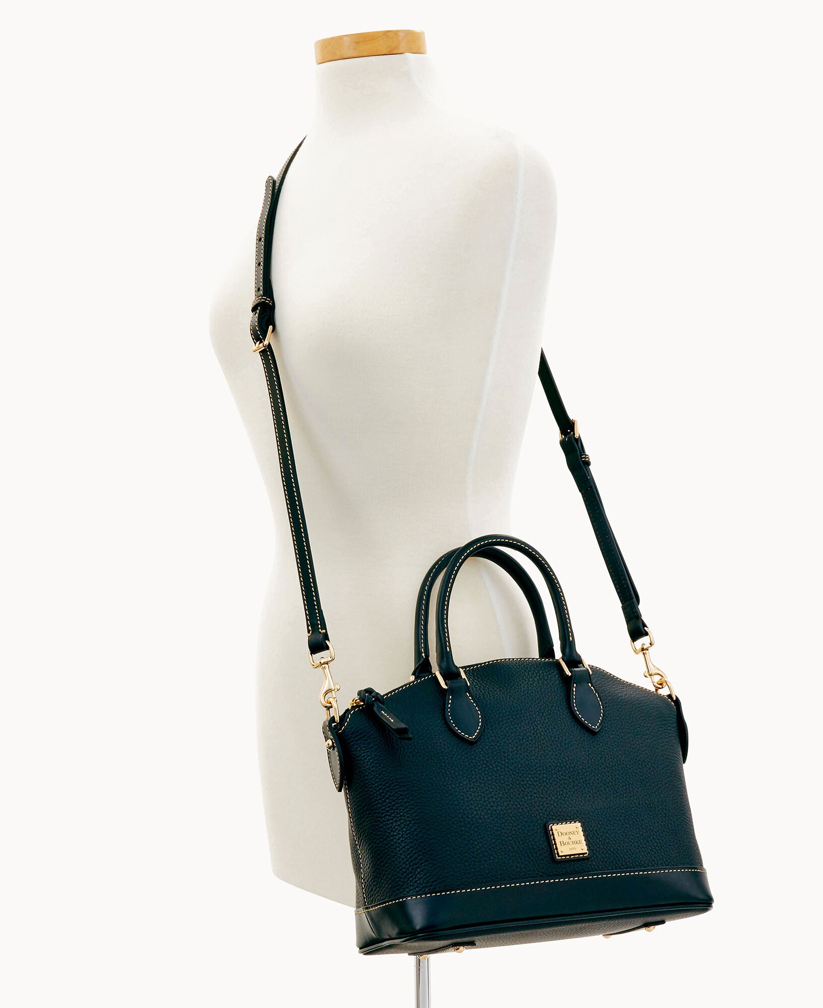 Pebble Grain Darcy Satchel - Image 12