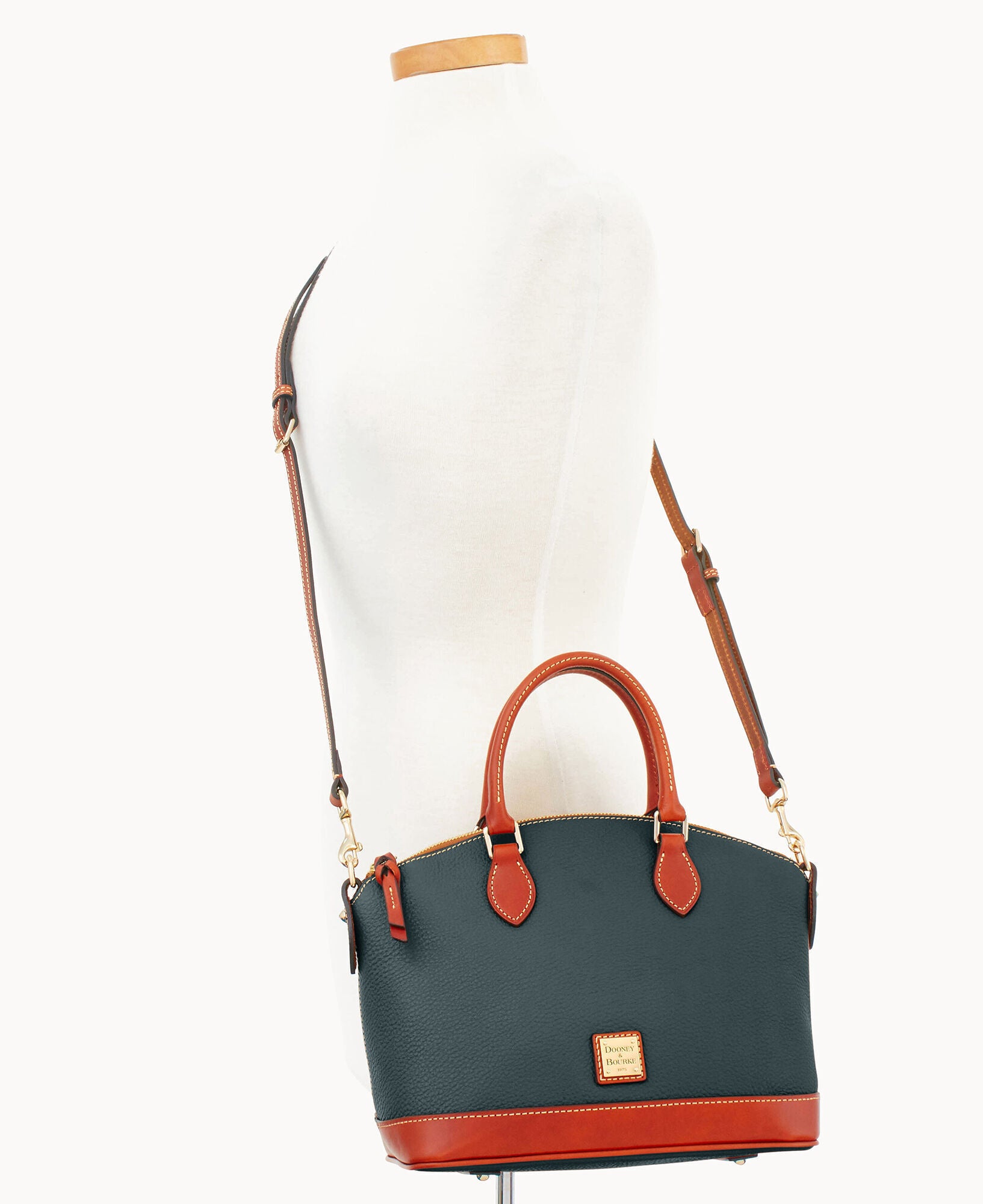 Pebble Grain Darcy Satchel - Image 16