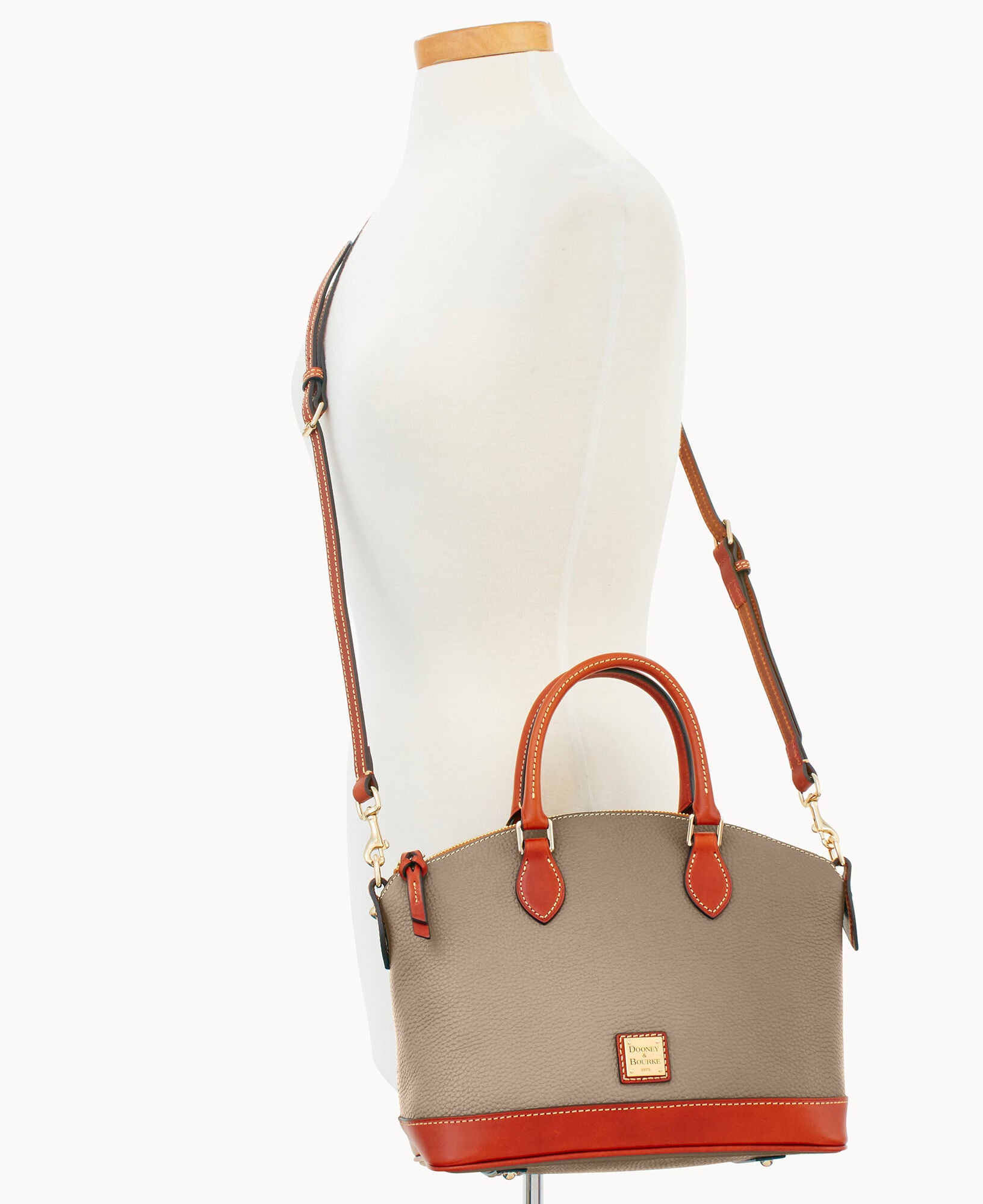 Pebble Grain Darcy Satchel - Image 8
