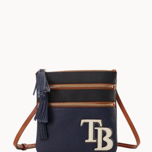 MLB Rays Triple Zip Crossbody