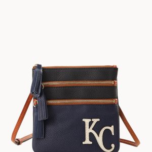 MLB Royals Triple Zip Crossbody