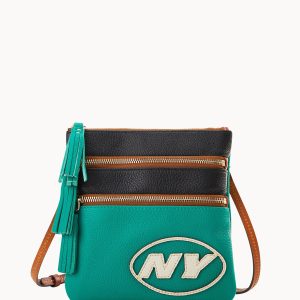 NFL Jets Triple Zip Crossbody