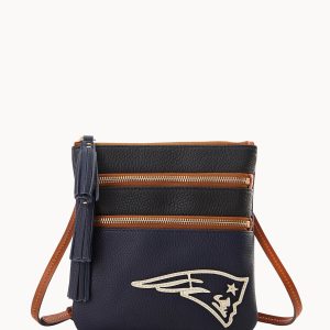 NFL Patriots Triple Zip Crossbody