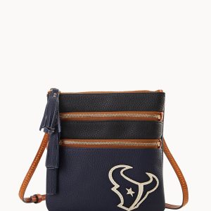 NFL Texans Triple Zip Crossbody