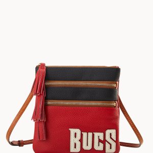 NFL Buccaneers Triple Zip Crossbody