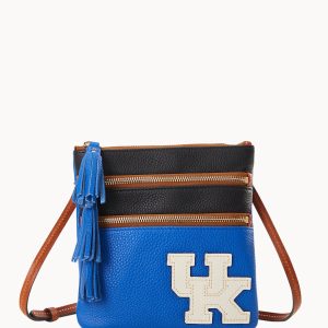 Collegiate University of Kentucky Triple Zip Crossbody