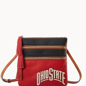 Collegiate Ohio State University Triple Zip Crossbody