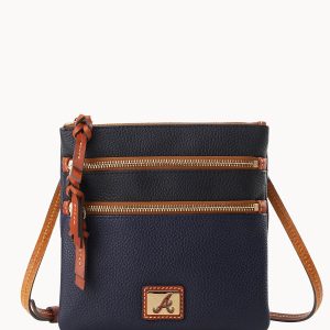 MLB Braves Triple Zip Crossbody