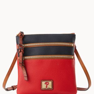 MLB Phillies Triple Zip Crossbody