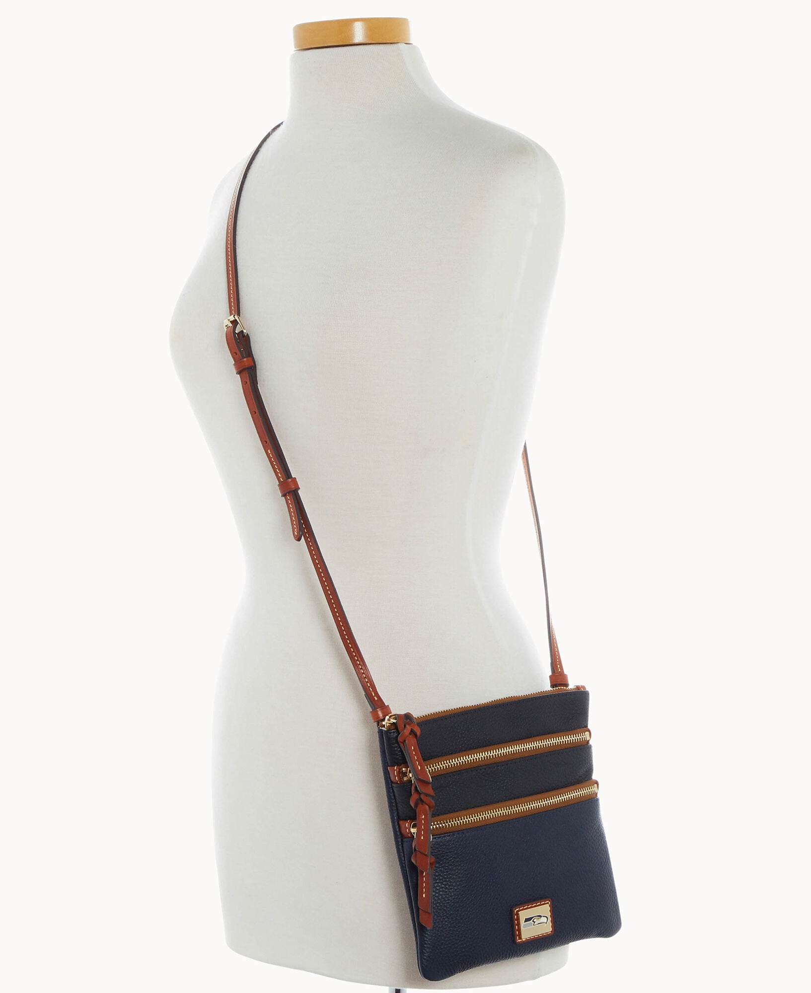 NFL Seahawks Triple Zip Crossbody - Image 4