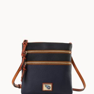 NFL Titans Triple Zip Crossbody