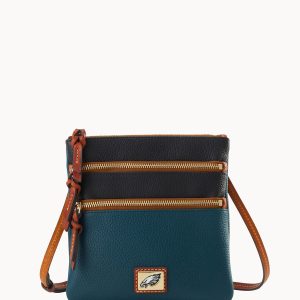 NFL Eagles Triple Zip Crossbody