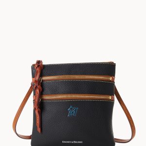 MLB Marlins North South Triple Zip Crossbody