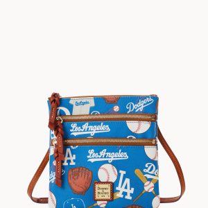 MLB Dodgers Triple Zip Crossbody