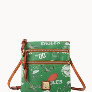 NFL Eagles Triple Zip Crossbody