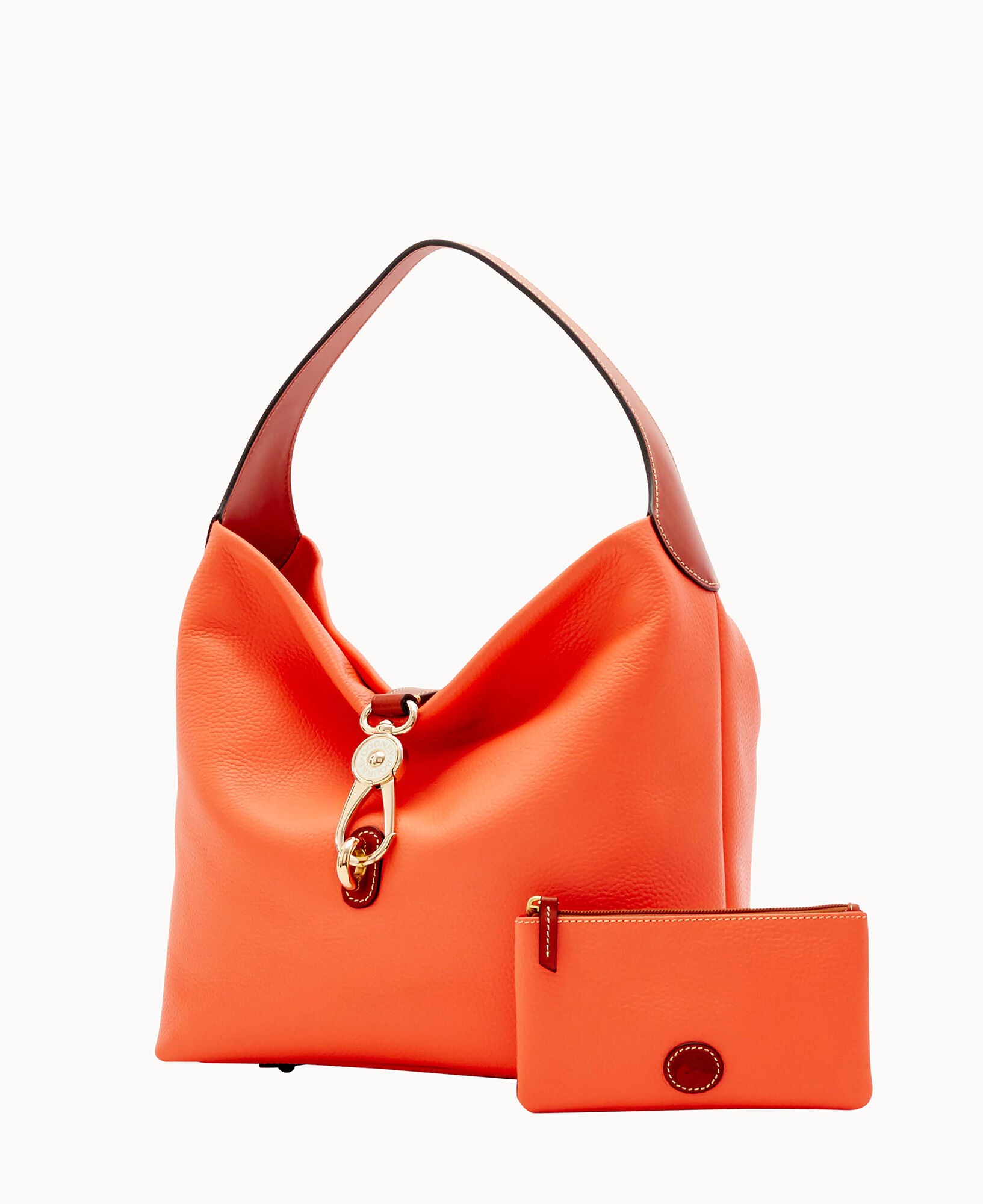 Pebble Grain Logo Lock Shoulder Bag - Image 21