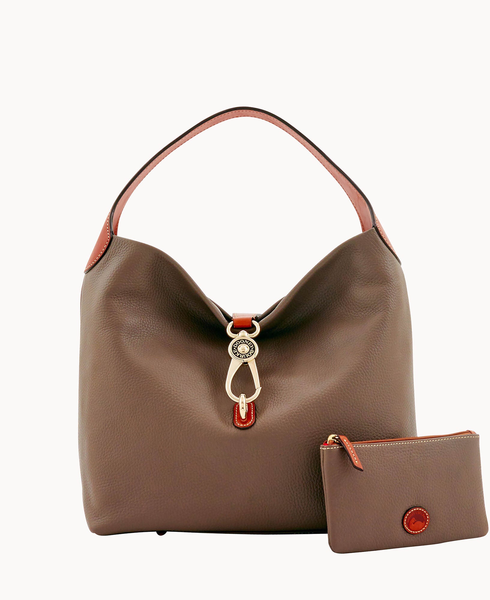 Pebble Grain Logo Lock Shoulder Bag - Image 28
