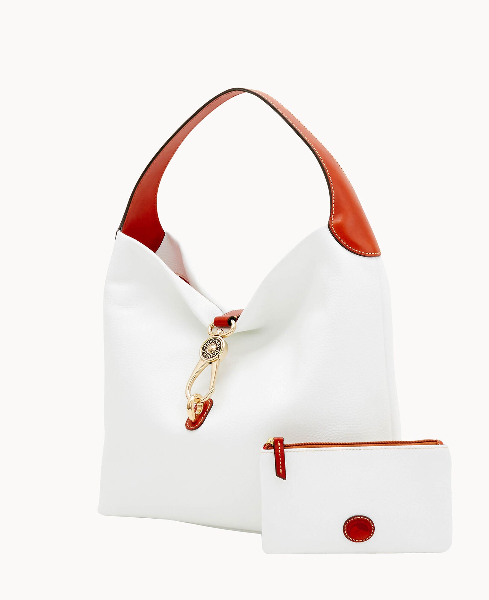 Pebble Grain Logo Lock Shoulder Bag - Image 2