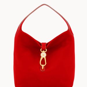 Florentine Logo Lock Shoulder Bag