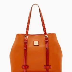 Pebble Grain Side Snap Tote