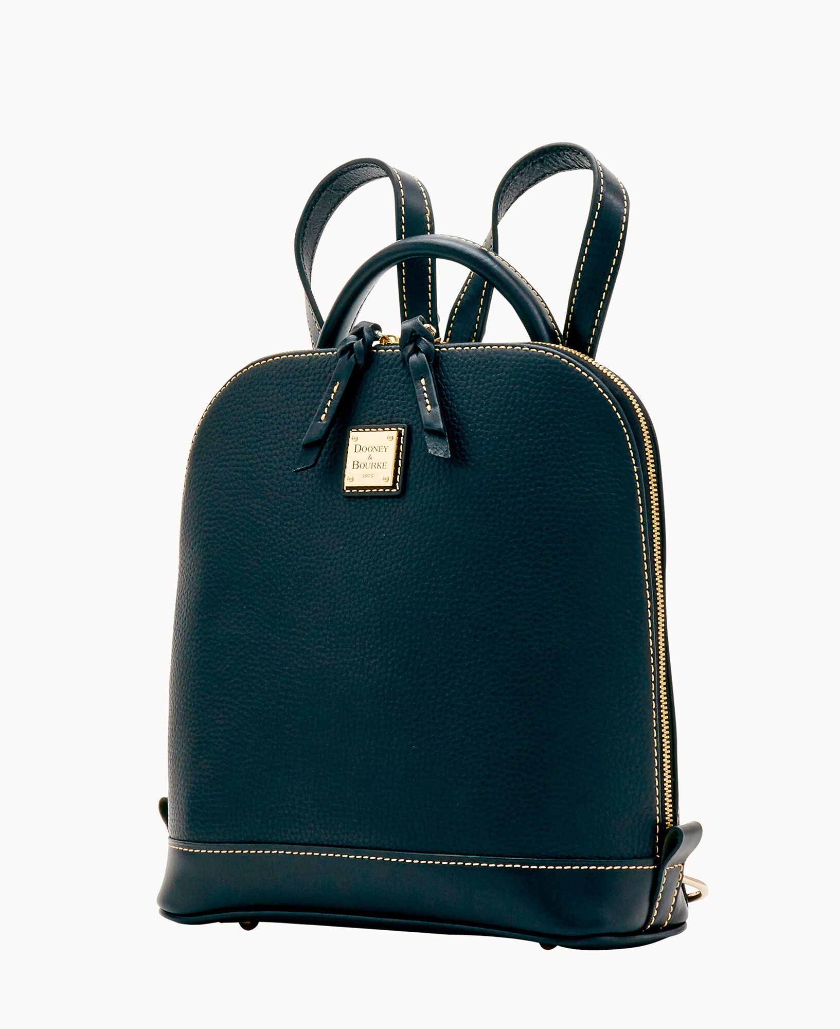 Pebble Grain Zip Pod Backpack - Image 11