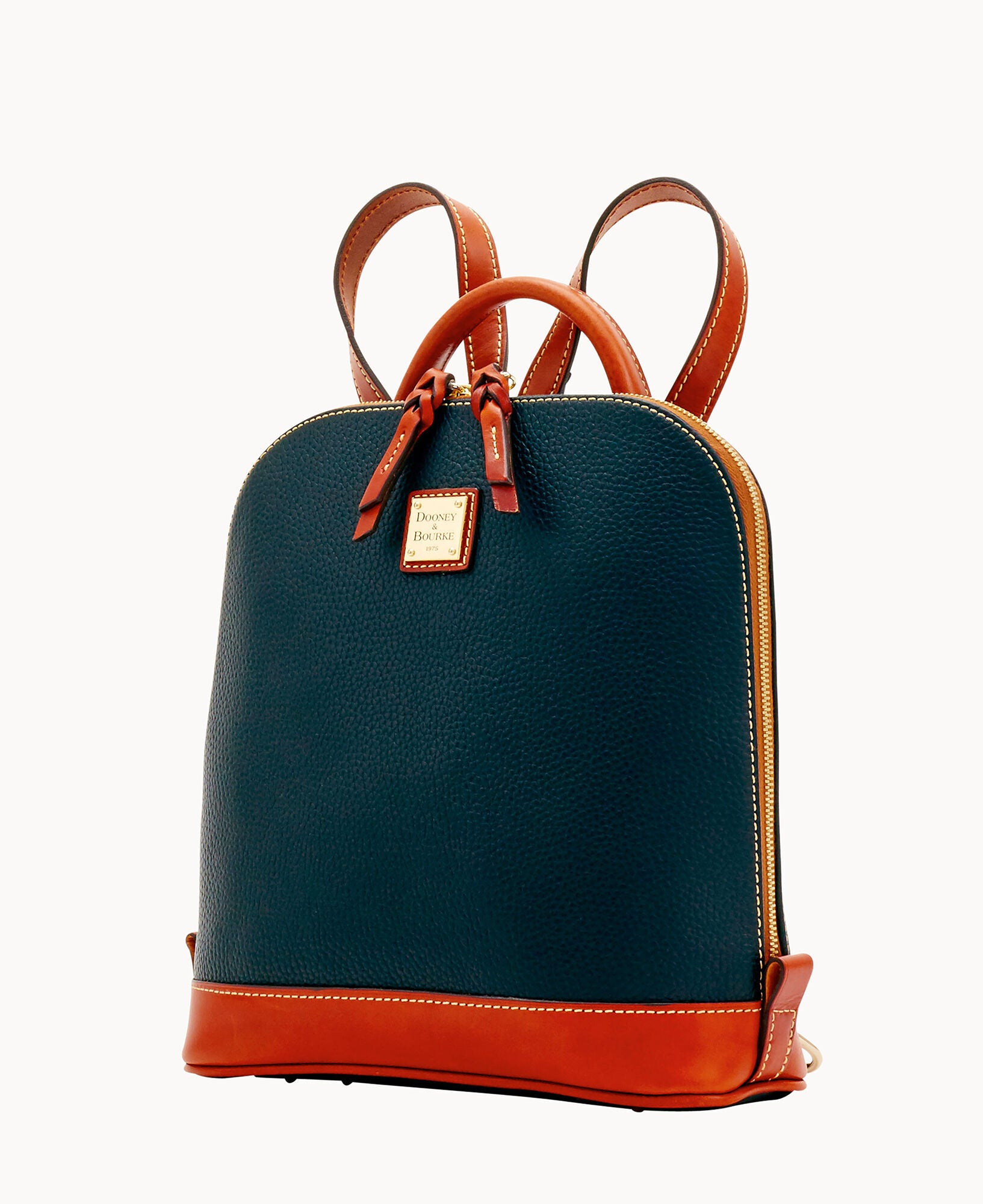 Pebble Grain Zip Pod Backpack - Image 15
