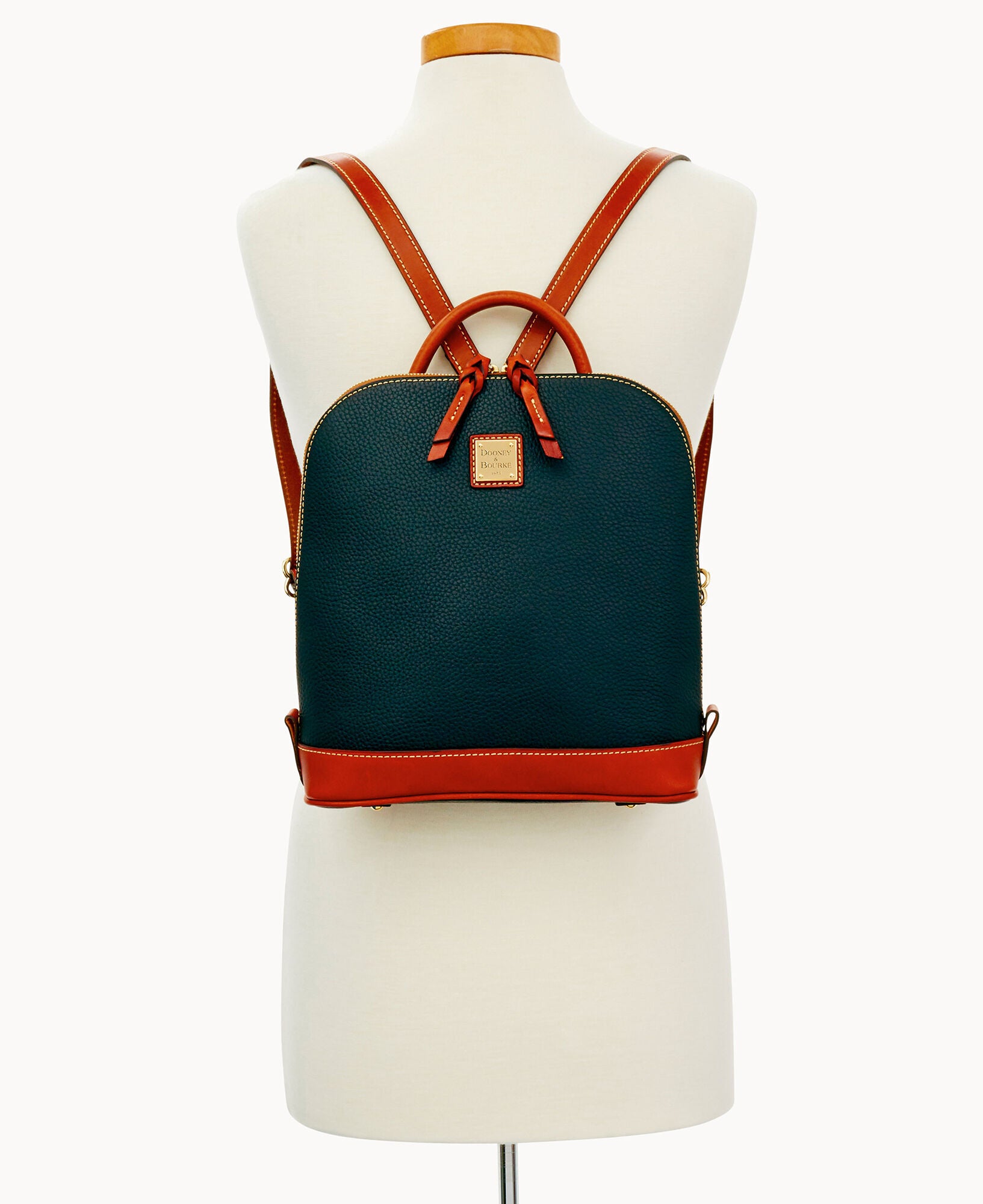 Pebble Grain Zip Pod Backpack - Image 17