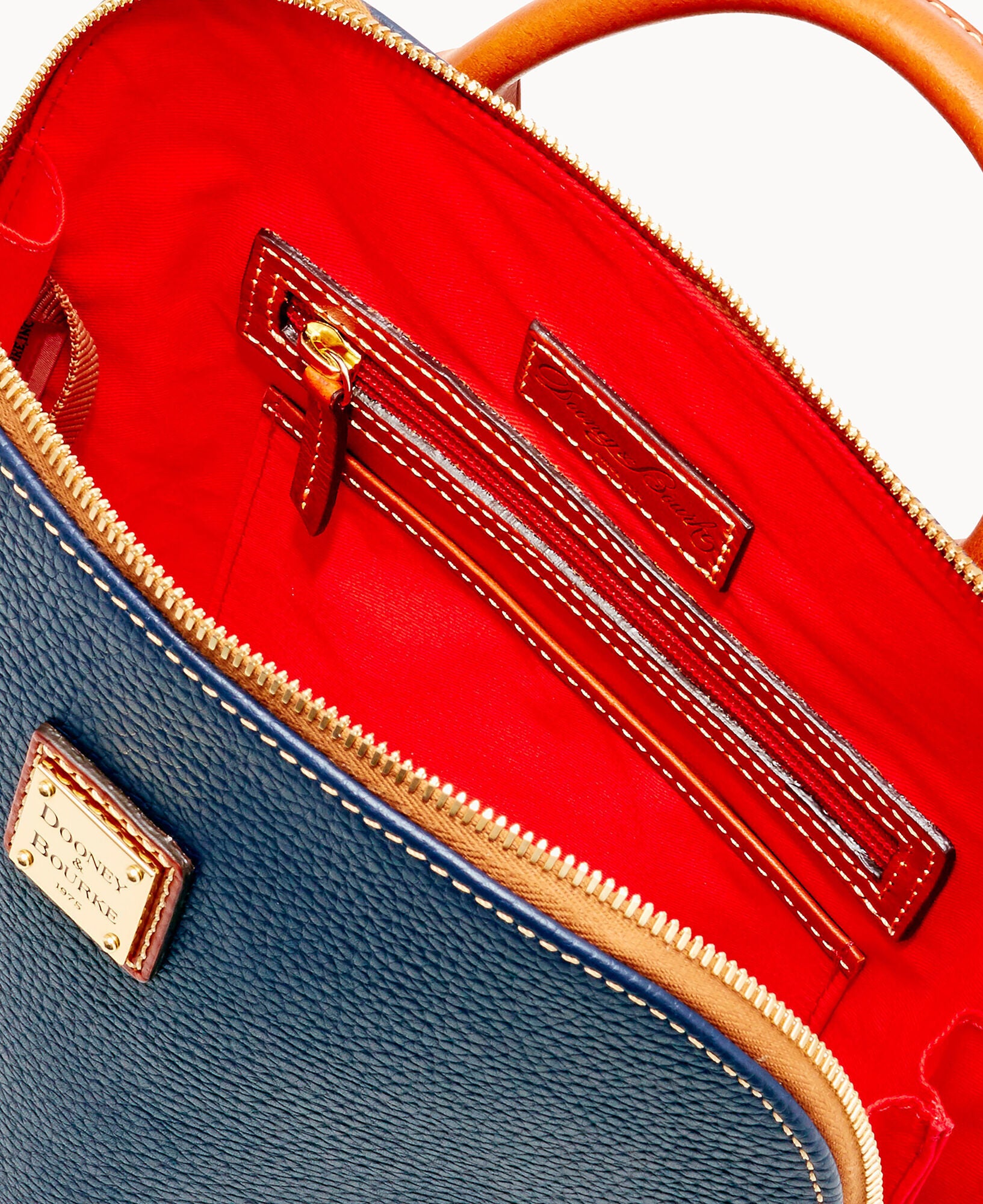 Pebble Grain Zip Pod Backpack - Image 20