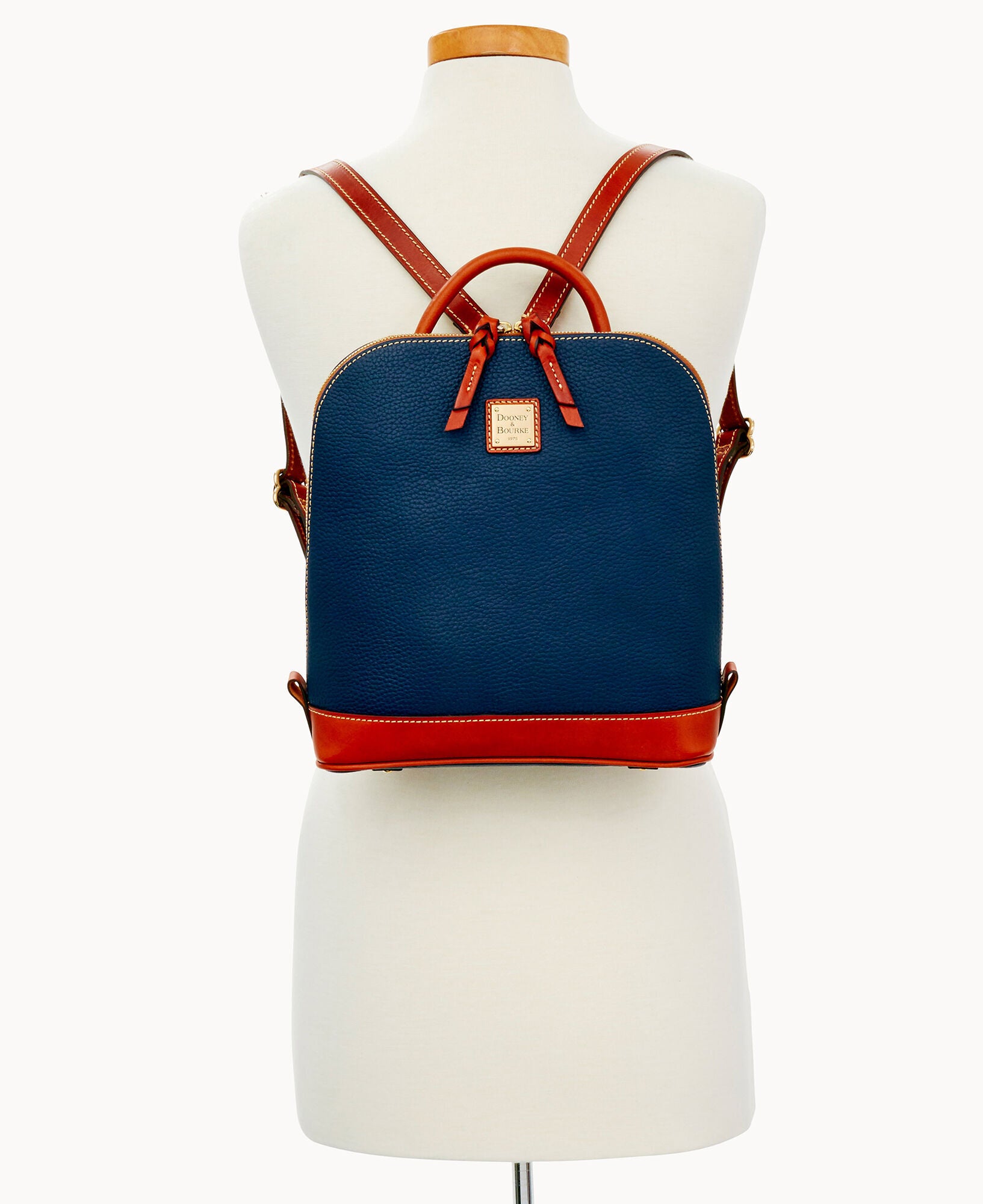 Pebble Grain Zip Pod Backpack - Image 21