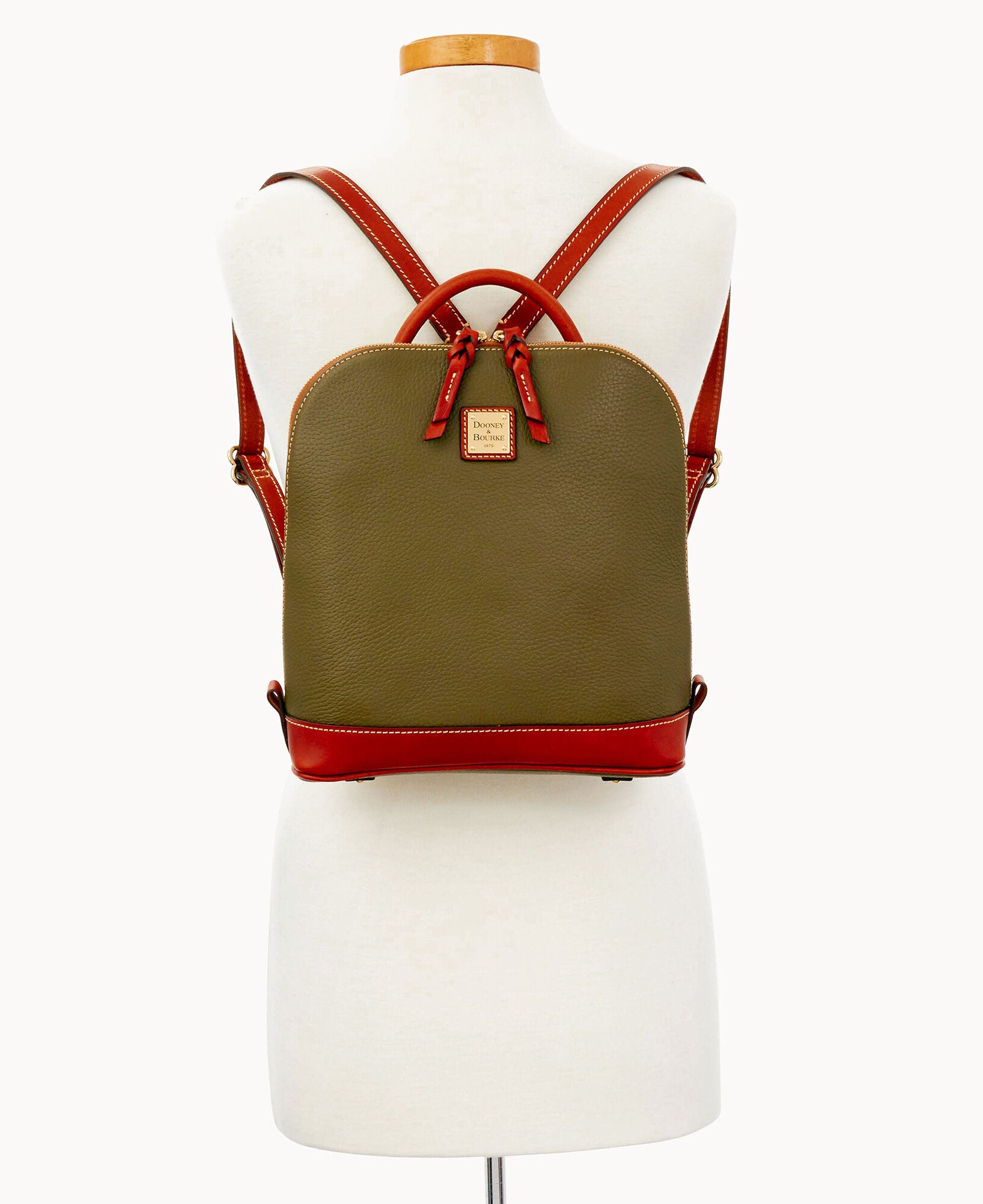 Pebble Grain Zip Pod Backpack - Image 25