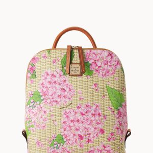 Hydrangea Basketweave Zip Pod Backpack