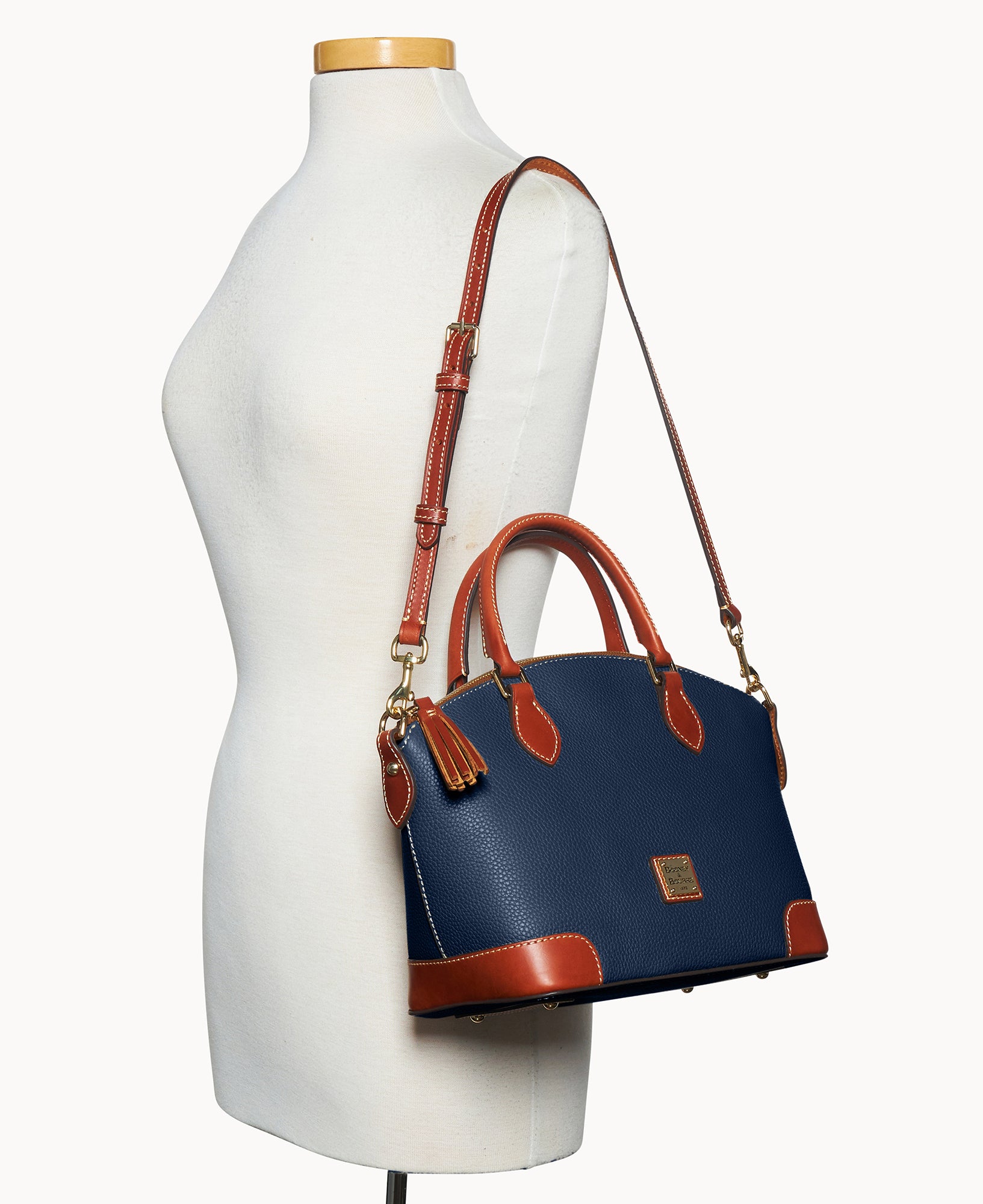 Pebble Grain Geena Satchel - Image 16