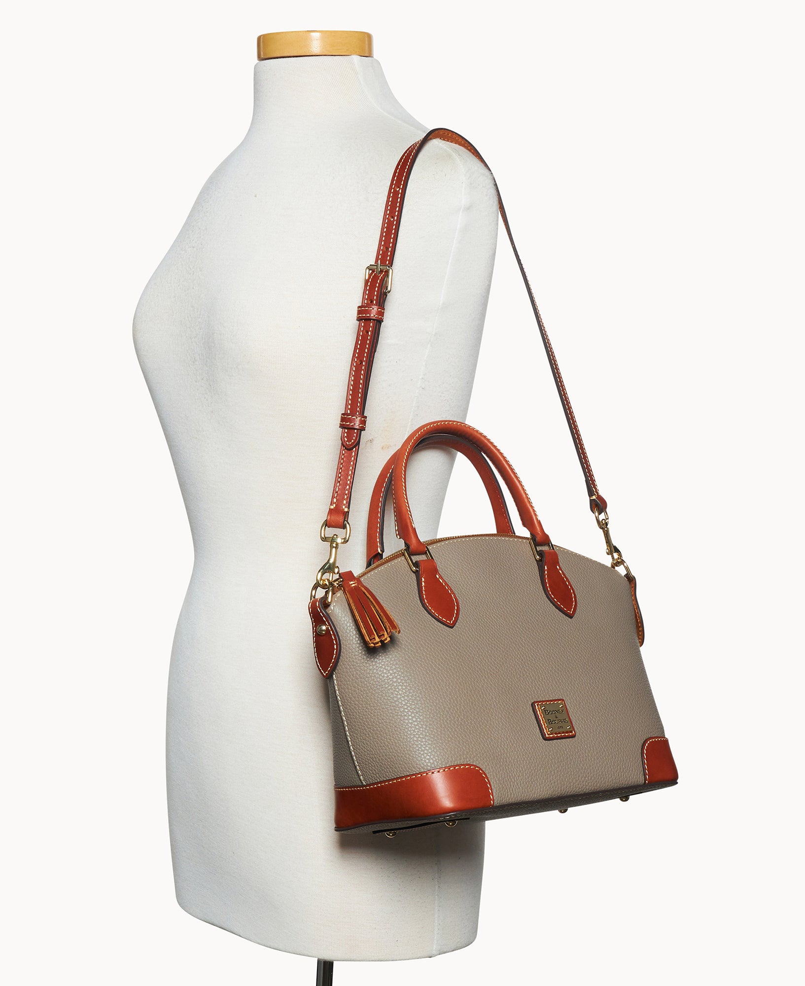 Pebble Grain Geena Satchel - Image 4