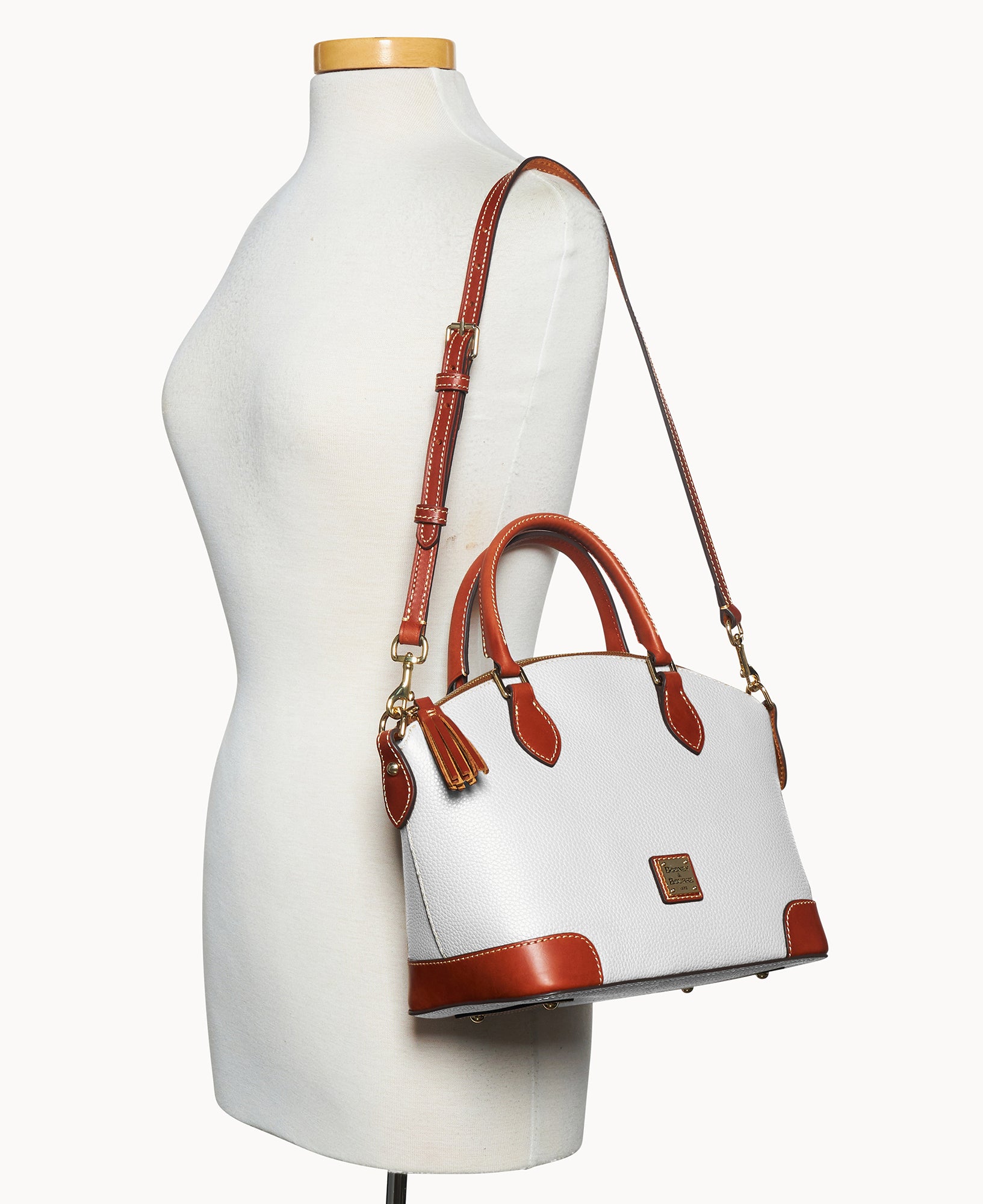 Pebble Grain Geena Satchel - Image 20