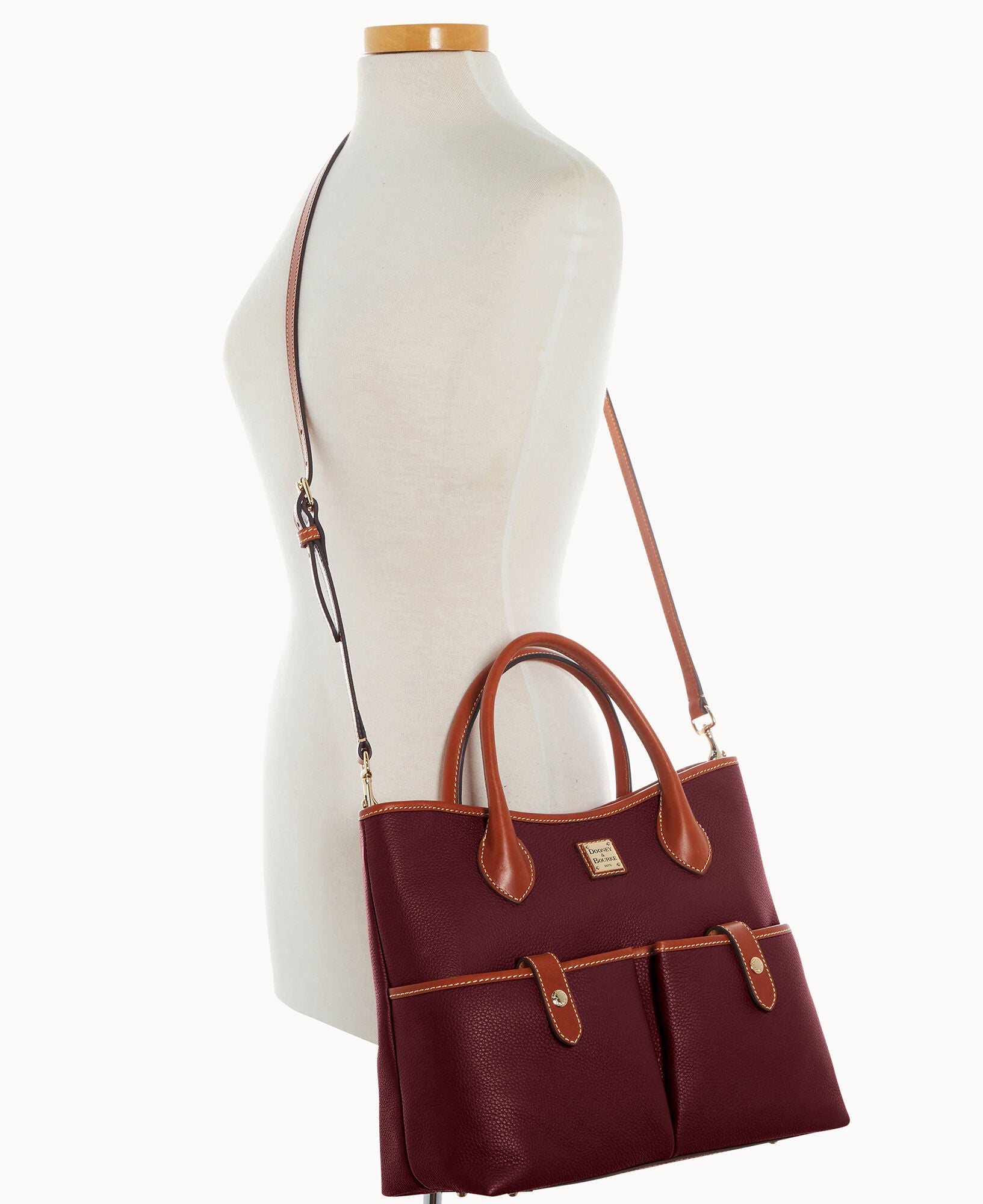 Pebble Grain Short Handle Tote - Image 28