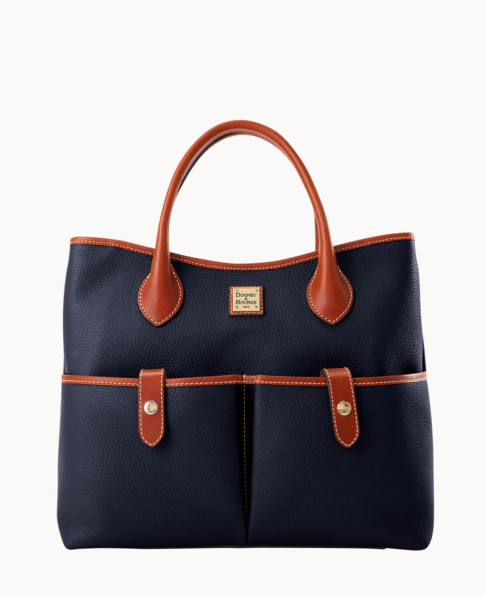 Pebble Grain Short Handle Tote
