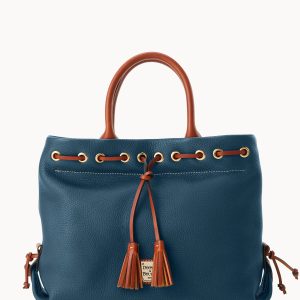 Pebble Grain Tassel Tote