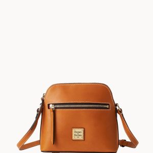 Montana Leather Zip Domed Crossbody