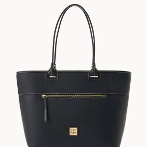 Pebble Grain Large Zip Tote