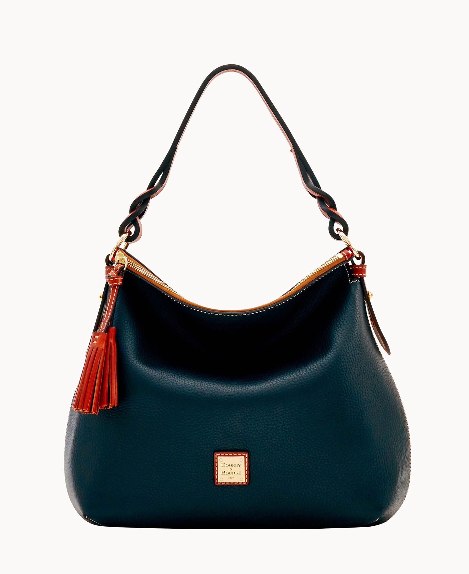 Pebble Grain Twist Strap Hobo - Image 8