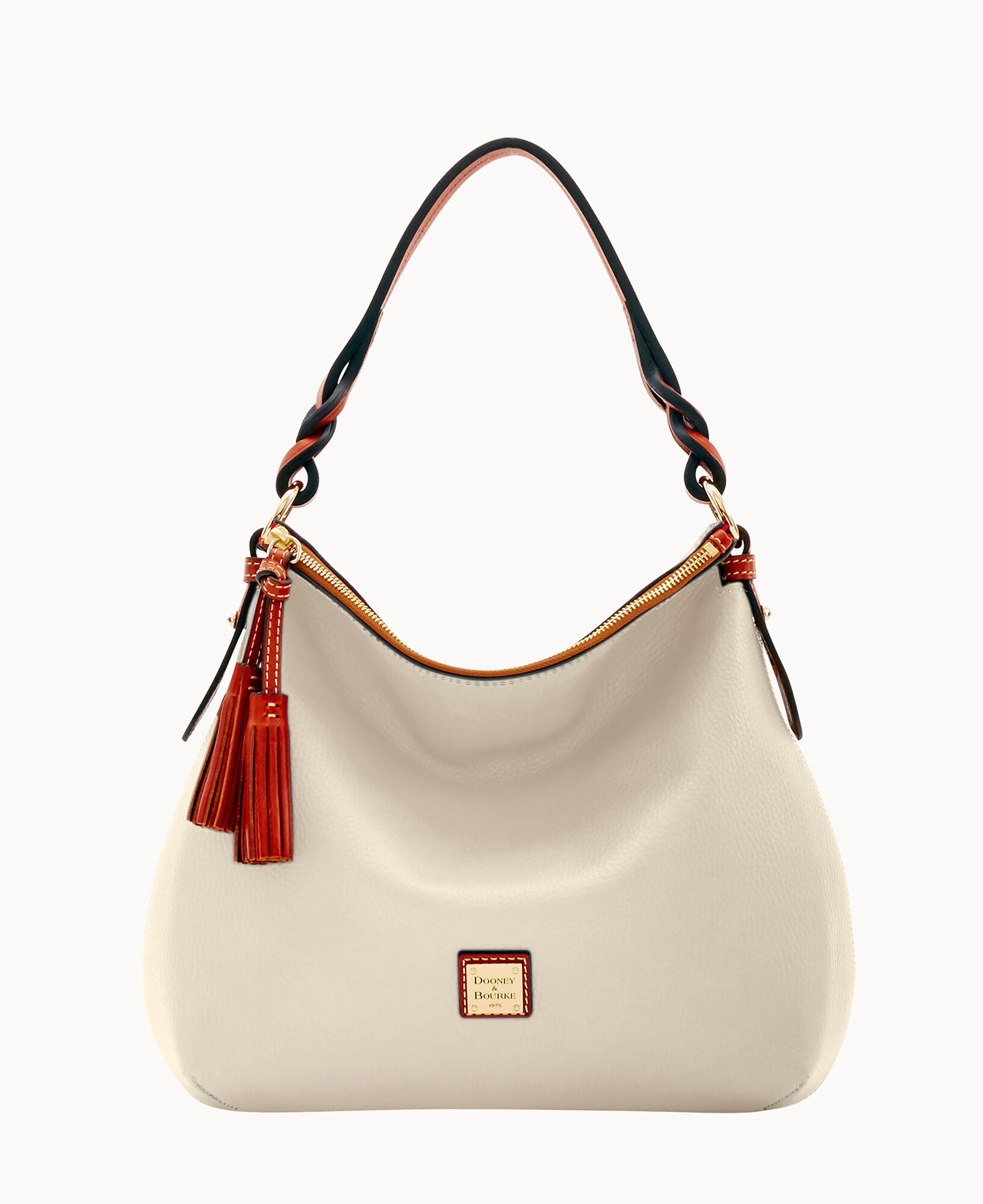 Pebble Grain Twist Strap Hobo - Image 21