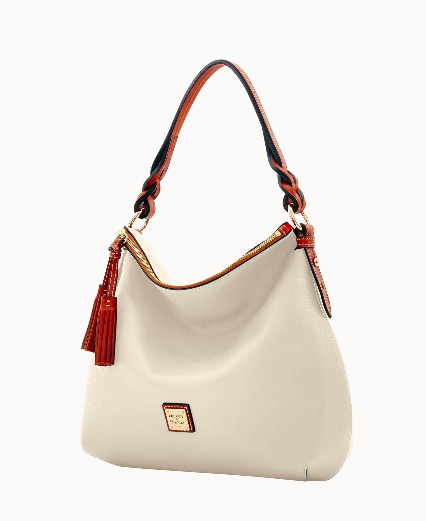Pebble Grain Twist Strap Hobo - Image 22