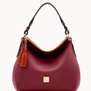 Pebble Grain Twist Strap Hobo