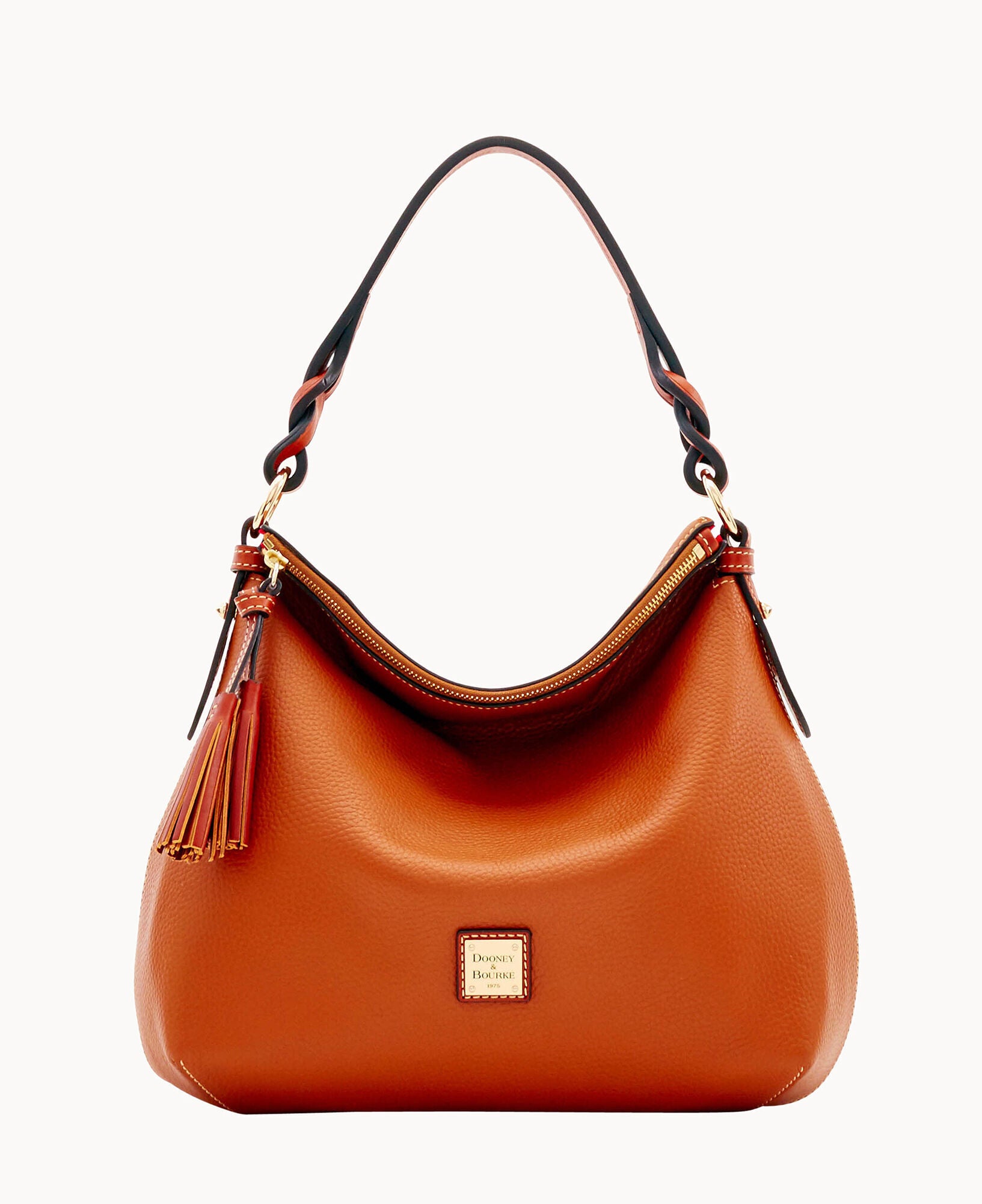 Pebble Grain Twist Strap Hobo - Image 5
