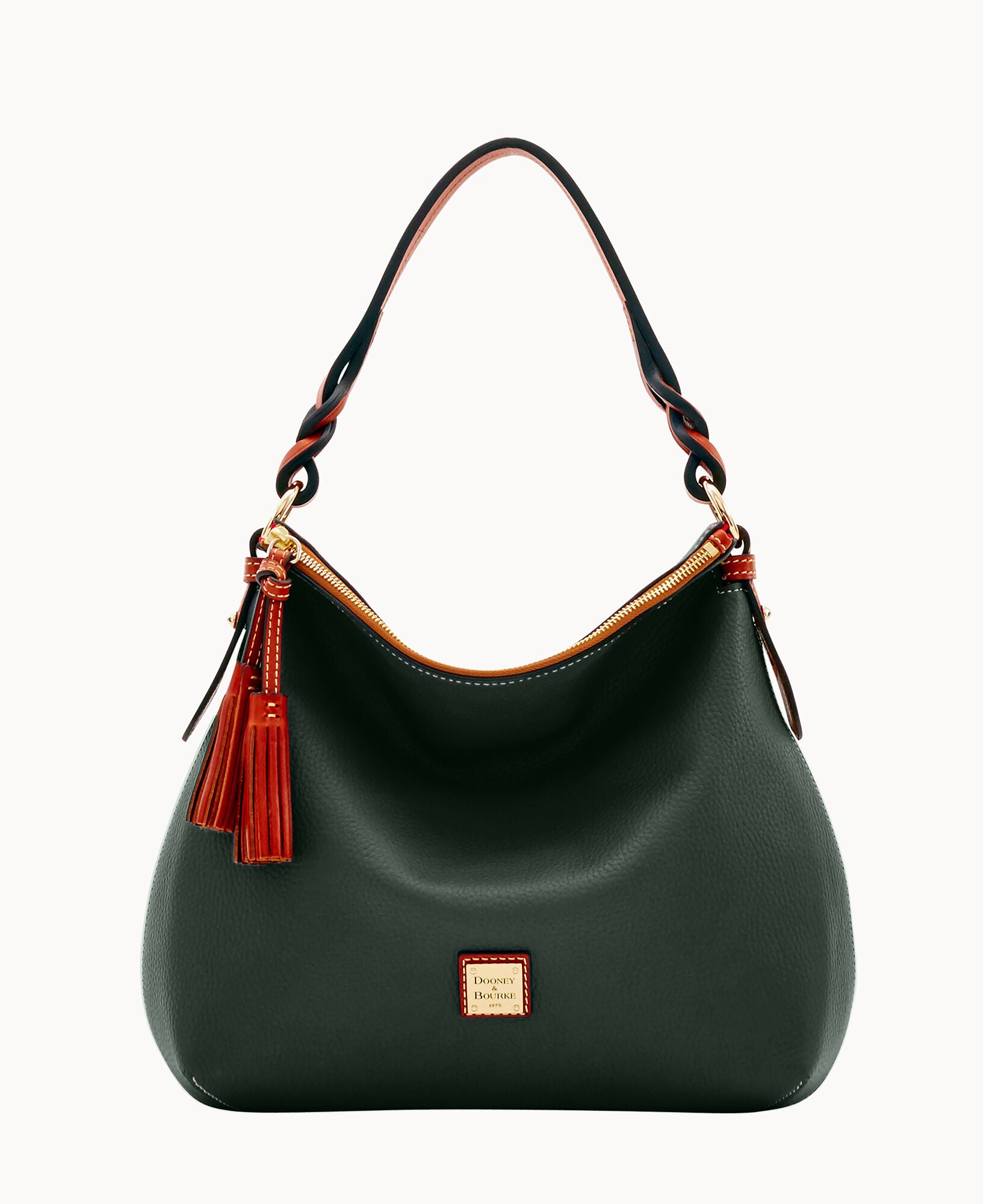 Pebble Grain Twist Strap Hobo - Image 17