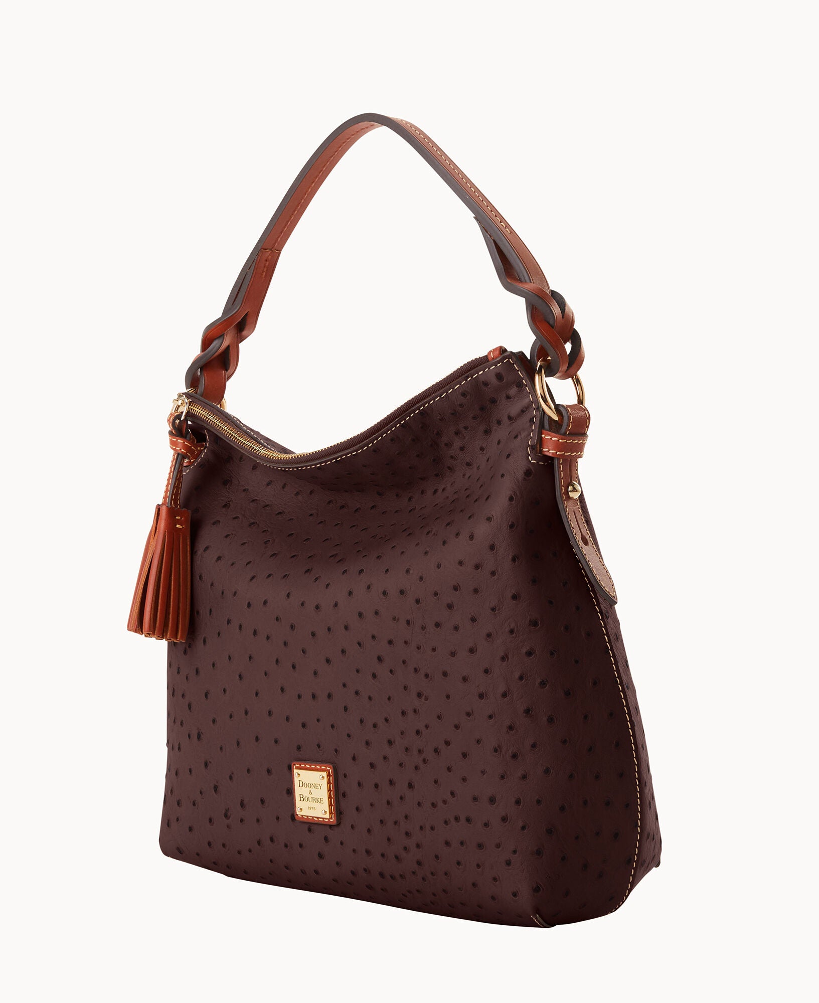 Ostrich Twist Strap Hobo - Image 14