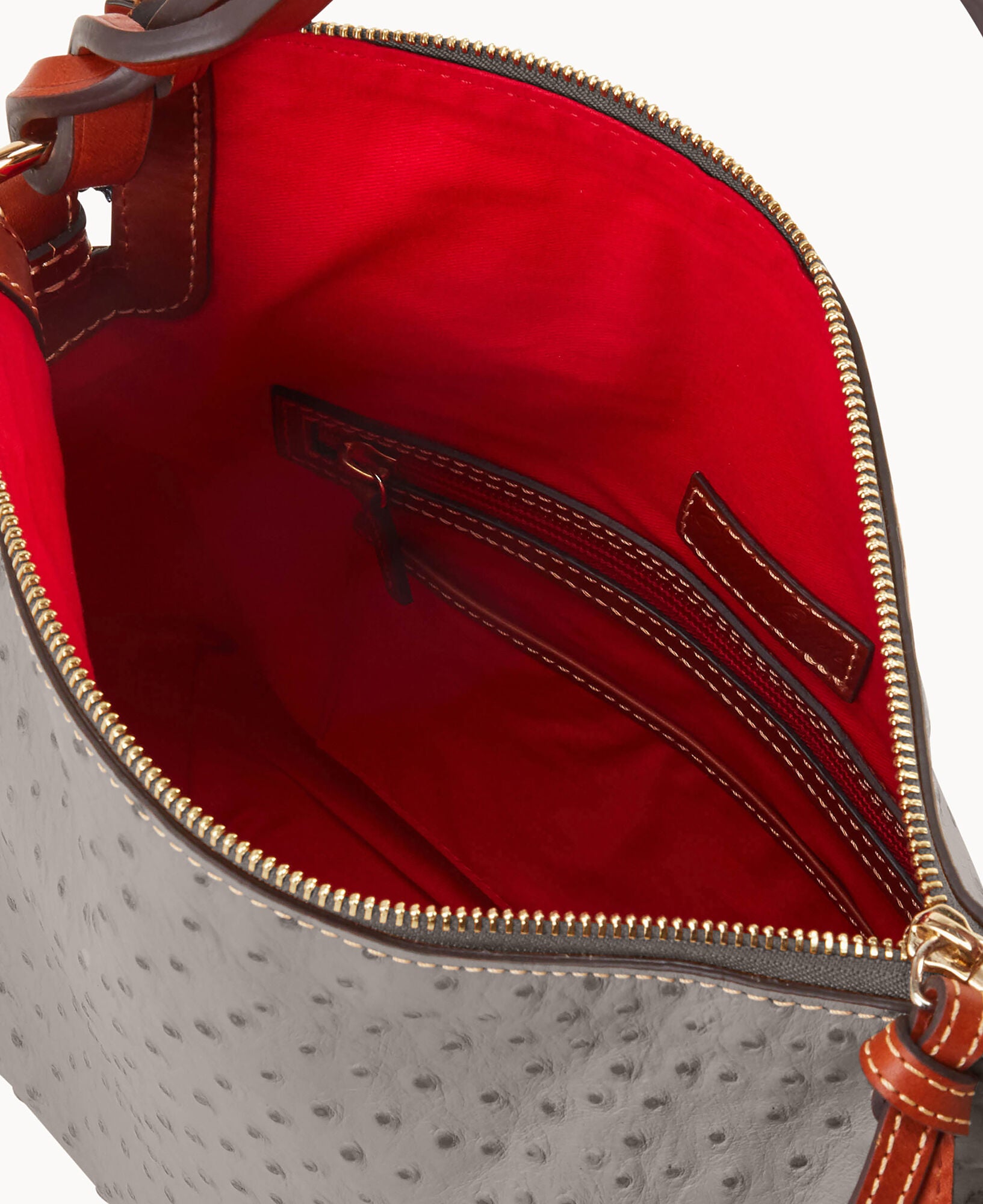 Ostrich Twist Strap Hobo - Image 7